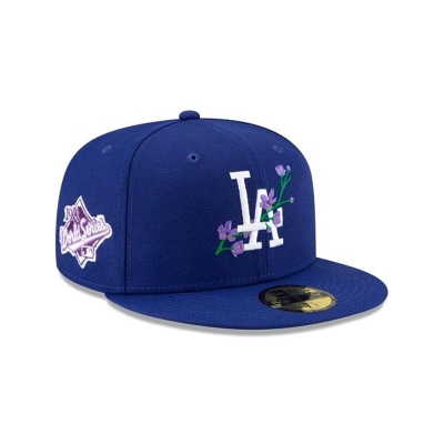 Los Angeles Dodgers Gorra | New Era MLB Side Patch Bloom 59fifty Fitted Cap Mexico - Azules